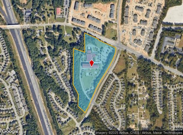 2600 Sunnybrook Rd, Raleigh, NC Parcel Map
