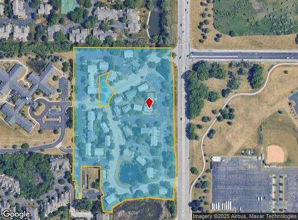 1615 W Colonial Pky, Inverness, IL Parcel Map