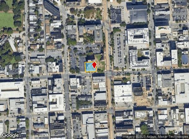  306 W Franklin St, Baltimore, MD Parcel Map