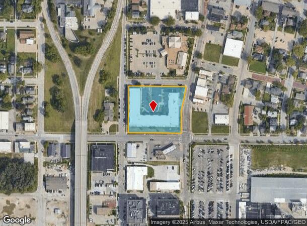  822 S Main St, Council Bluffs, IA Parcel Map