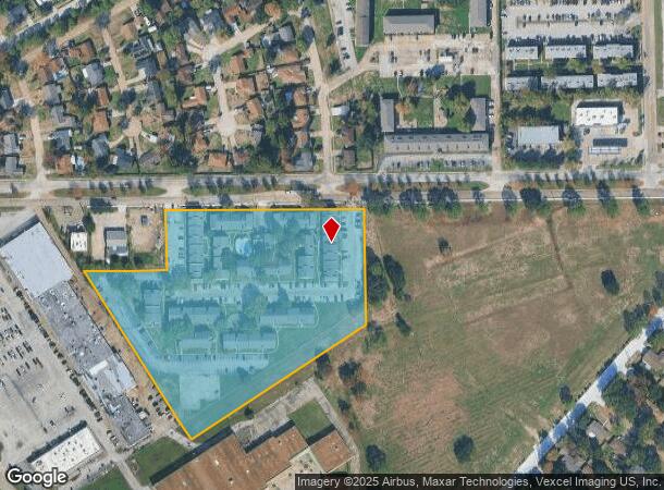 4219 W Baker Rd, Baytown, TX Parcel Map