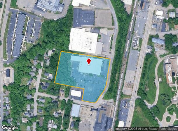 95 Higgins St, Worcester, MA Parcel Map
