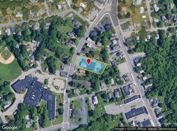  242 W Main St, Avon, MA Parcel Map