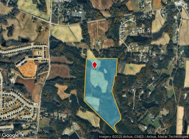  5400 Old Pearce Rd, Wake Forest, NC Parcel Map