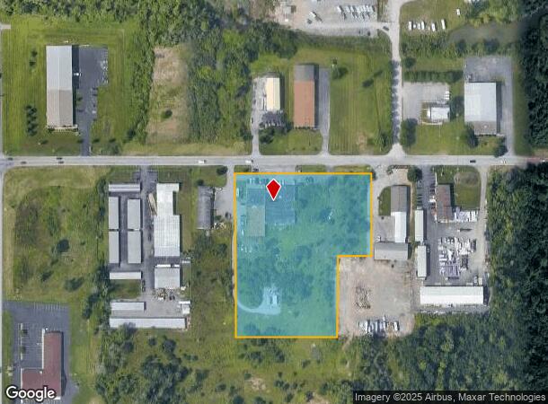 8575 Roll Rd, Clarence Center, NY Parcel Map
