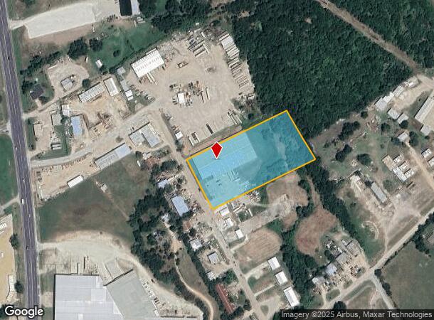  1101 Oak St, Corsicana, TX Parcel Map