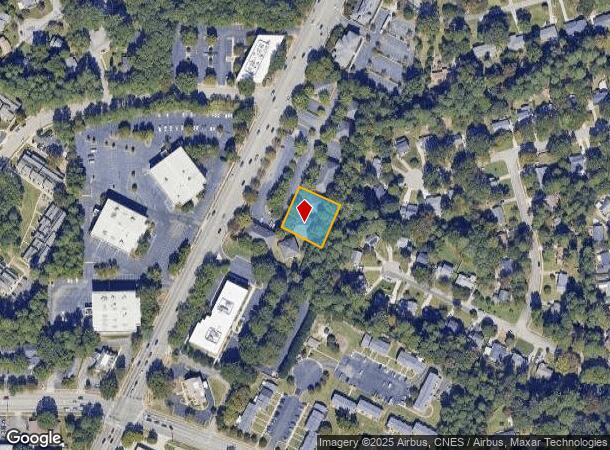 5640 Six Forks Rd, Raleigh, NC Parcel Map