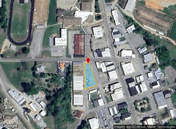 Lafayette St, Pontotoc, MS Parcel Map