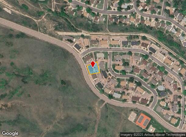 2480 Allegheny Dr, Colorado Springs, CO Parcel Map