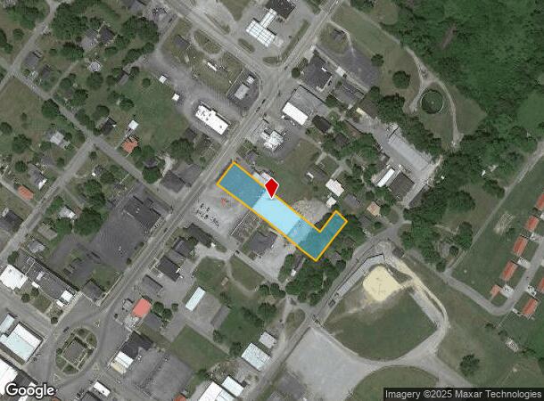  214 N Main St, Burkesville, KY Parcel Map