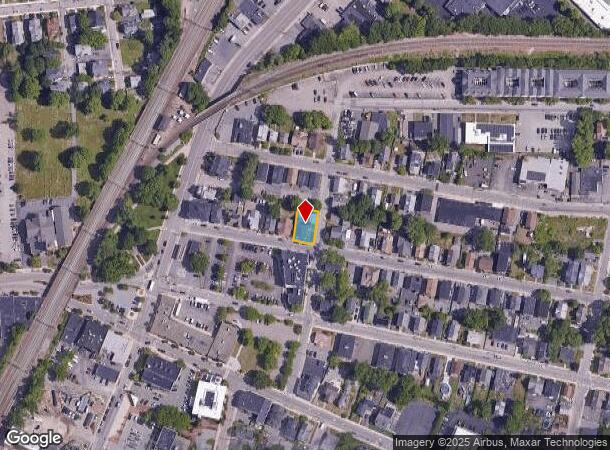 14 Holman St, Attleboro, MA Parcel Map