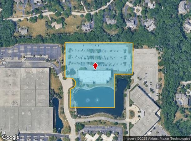  2801 Lakeside Dr, Bannockburn, IL Parcel Map