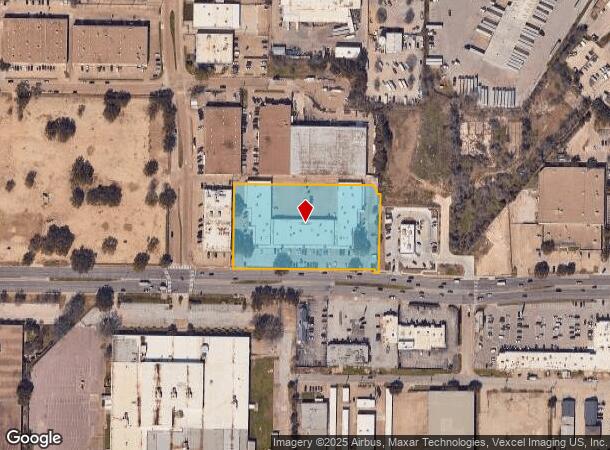 1625 W Mockingbird Ln, Dallas, TX Parcel Map