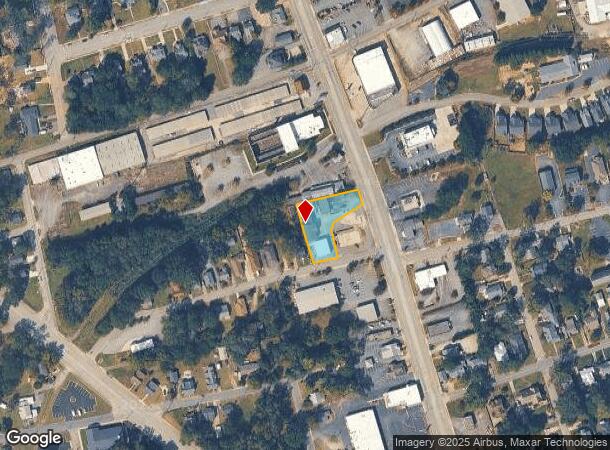 1603 N Main St, Anderson, SC Parcel Map