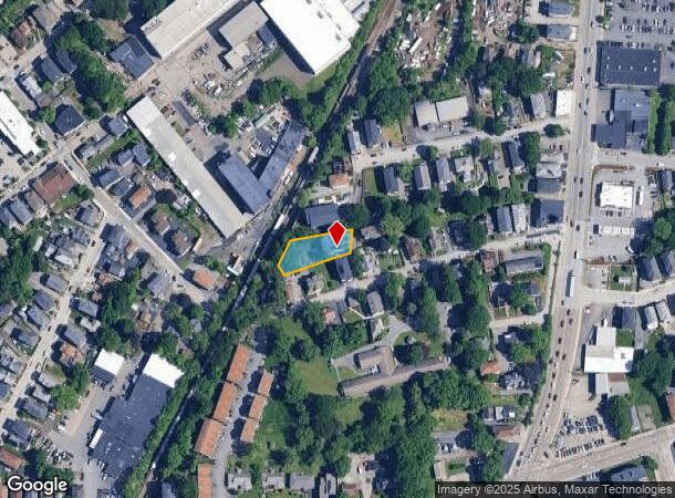  42 Lewis St, Worcester, MA Parcel Map