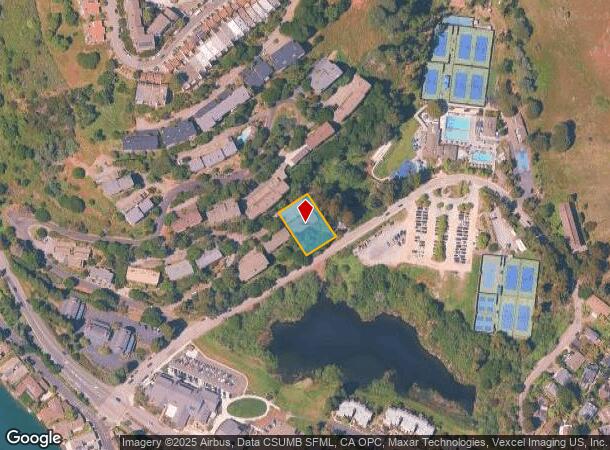 1345 Mar West St, Belvedere Tiburon, CA Parcel Map