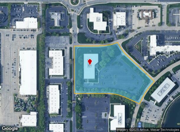 9449 Priority Way West Dr, Indianapolis, IN Parcel Map