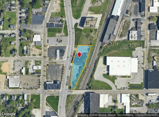  1063 S Broadway St, Akron, OH Parcel Map