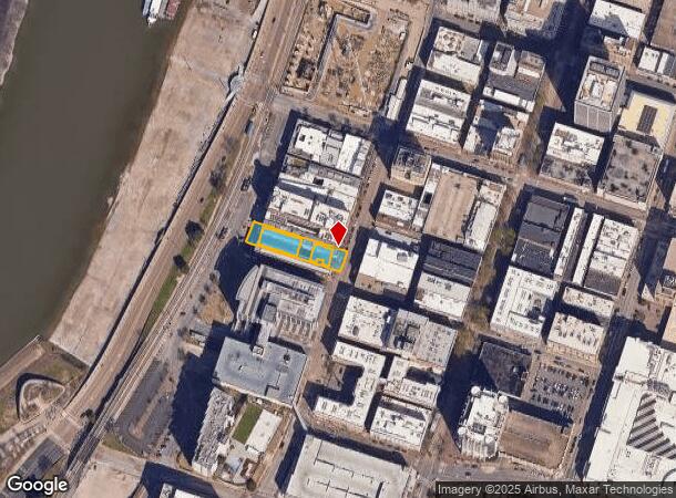  107 S Front St, Memphis, TN Parcel Map