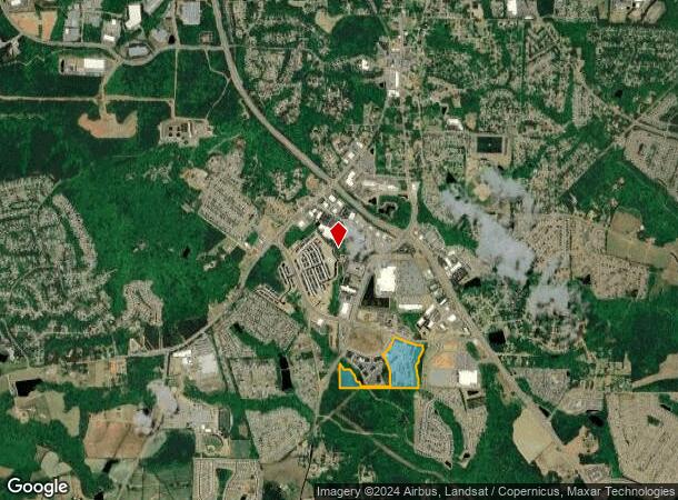  1000 Asher Exchange Dr, Holly Springs, NC Parcel Map