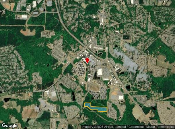  829 Piney Grove Wilbon Rd, Holly Springs, NC Parcel Map