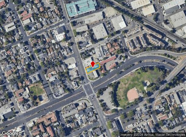  1543 Lafayette St, Santa Clara, CA Parcel Map