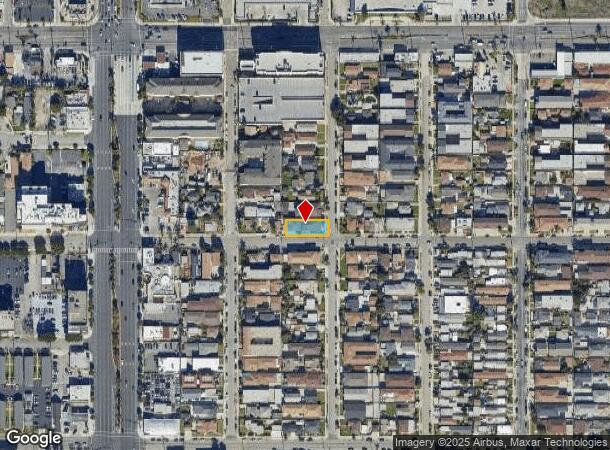 11537 Birch Ave, Hawthorne, CA Parcel Map