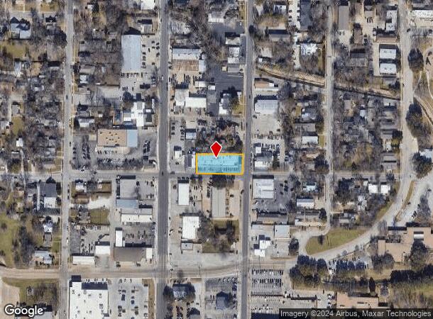  603 N Locust St, Denton, TX Parcel Map