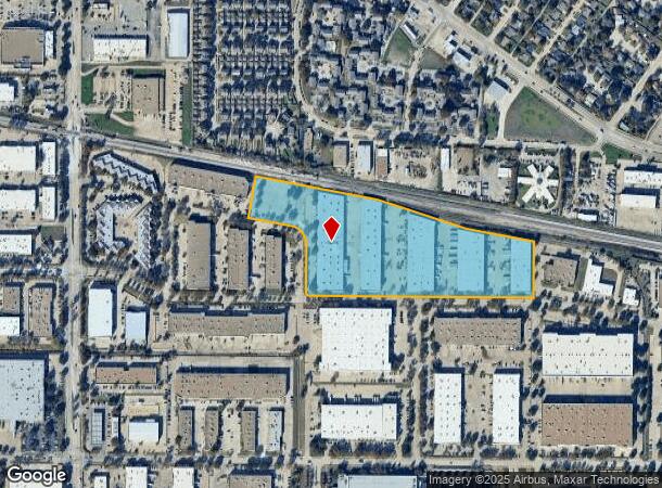 2801 Technology Dr, Plano, TX Parcel Map