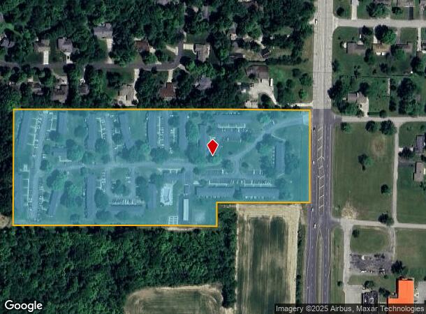  1001 W Colonial Dr, New Castle, IN Parcel Map