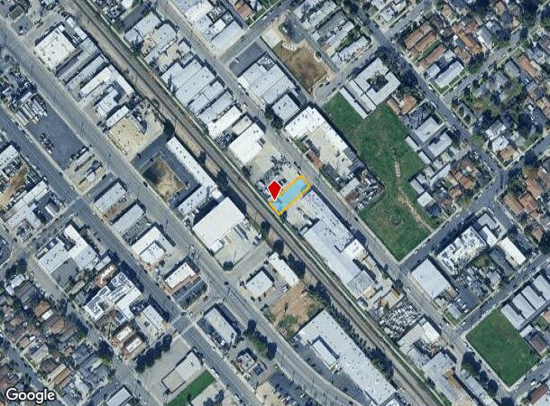  1606 1St St, San Fernando, CA Parcel Map