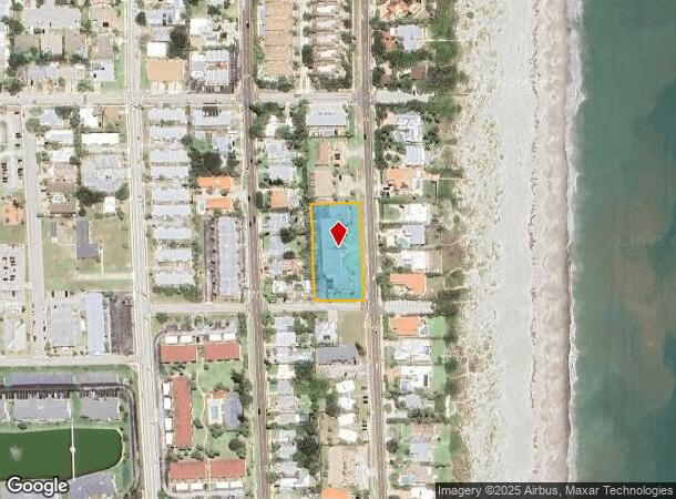  494 S Atlantic Ave, Cocoa Beach, FL Parcel Map