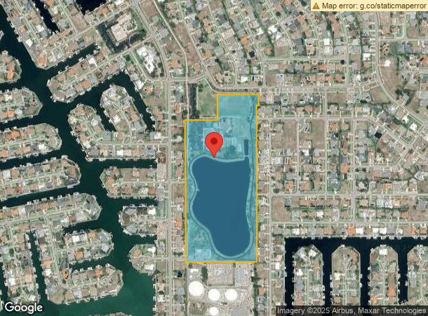  1361 Andalusia Ter, Marco Island, FL Parcel Map