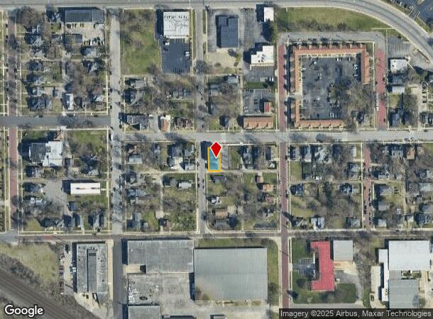  402 E South St, South Bend, IN Parcel Map