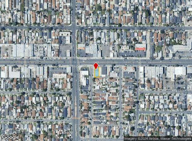  1316-1318 E Florence Ave, Los Angeles, CA Parcel Map