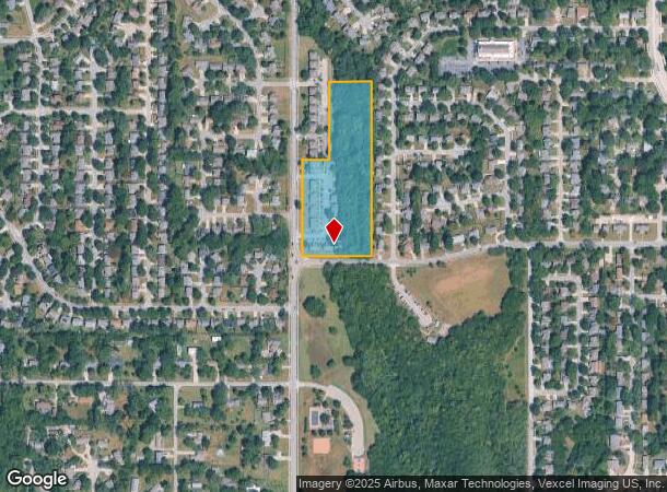  1000 Monterey Way, Lawrence, KS Parcel Map
