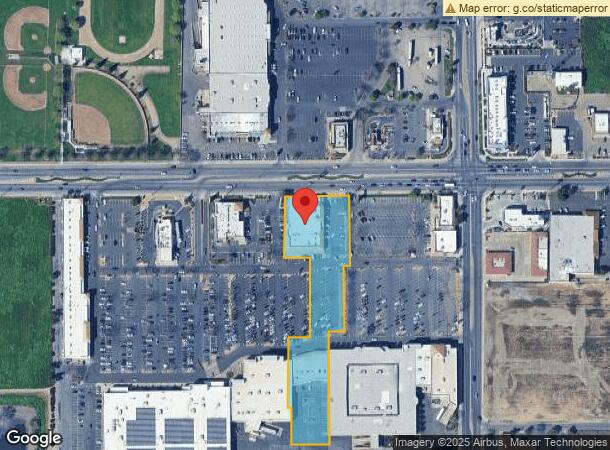  1277 W Henderson Ave, Porterville, CA Parcel Map