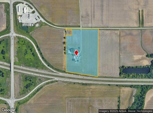  9920 Perrin Rd, Mascoutah, IL Parcel Map