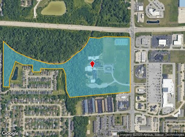  3400 N Green River Rd, Evansville, IN Parcel Map