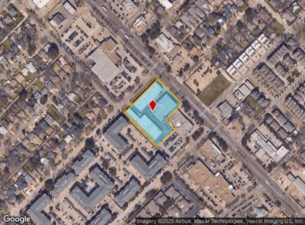5431 Lemmon Ave, Dallas, TX Parcel Map
