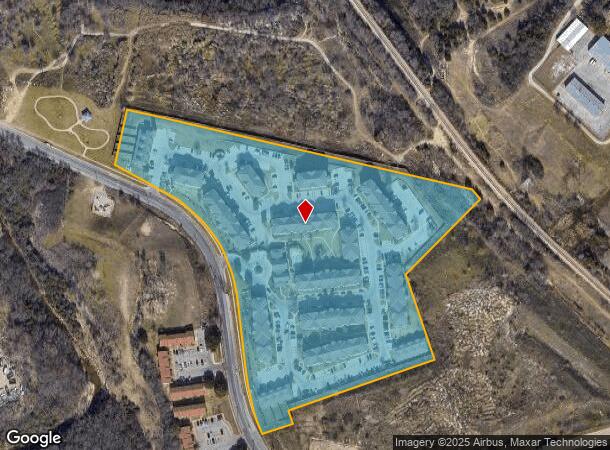1021 Oak Grove Rd, Fort Worth, TX Parcel Map