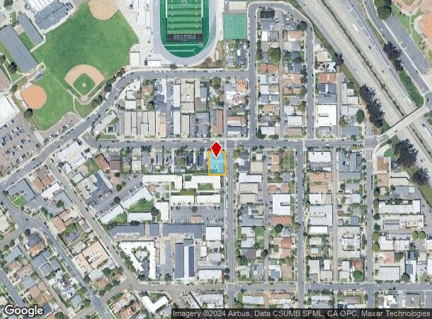  1249 Division St, Oceanside, CA Parcel Map