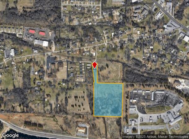  1003 Frank St, Barling, AR Parcel Map