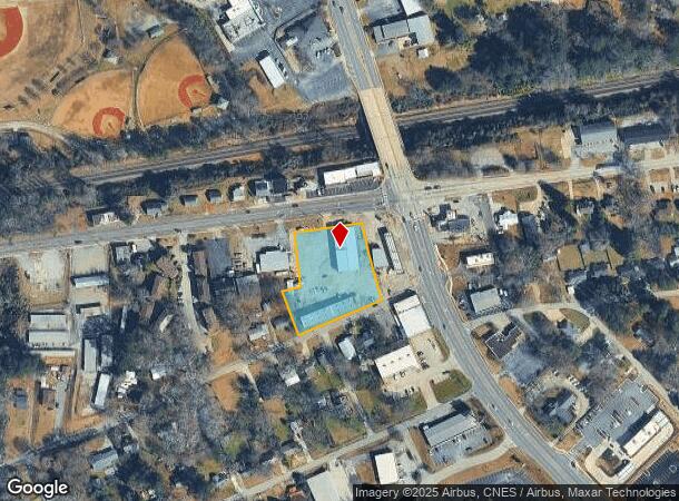  876 E Currahee St, Toccoa, GA Parcel Map