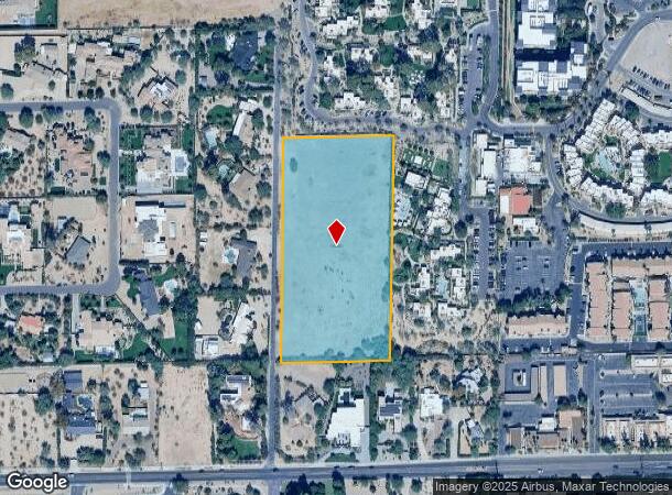 6041 N Quail Run Rd, Paradise Valley, AZ Parcel Map