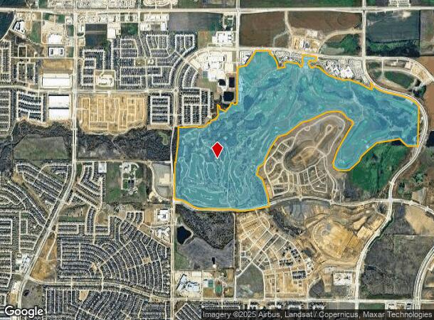 1916 Pga Pkwy, Frisco, TX Parcel Map