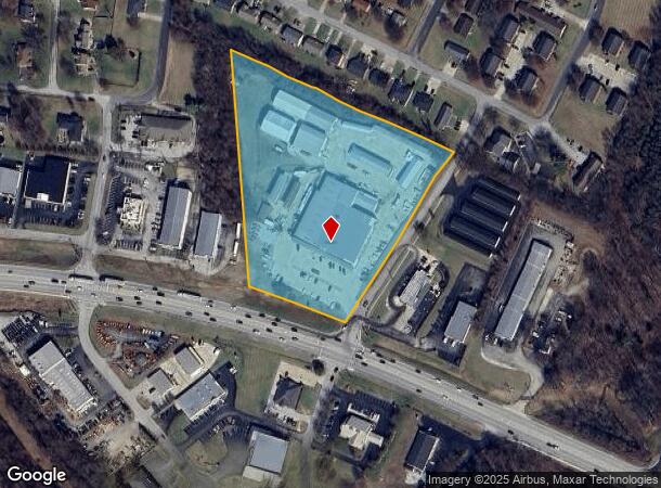 1330 E John Rowan Blvd, Bardstown, KY Parcel Map