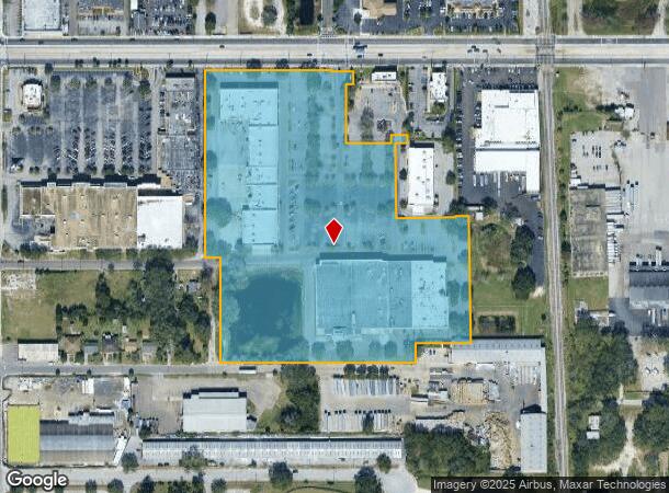  2525 E Hillsborough Ave, Tampa, FL Parcel Map