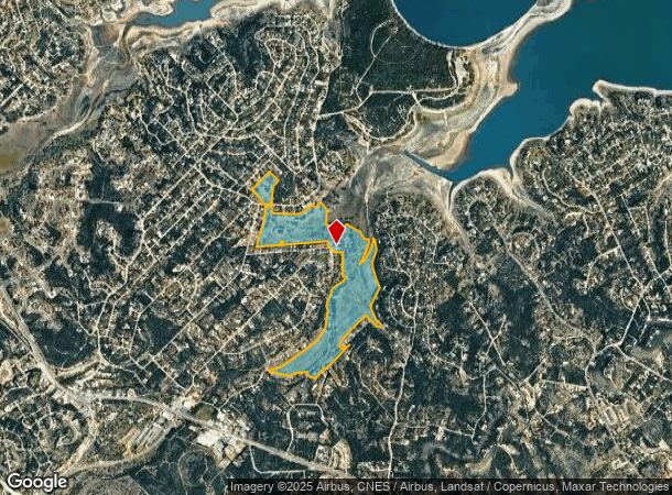 405 Watts Ln, Canyon Lake, TX Parcel Map