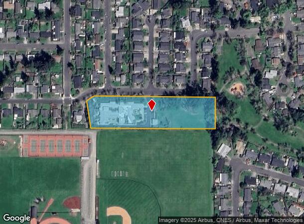  6100 E St, Springfield, OR Parcel Map